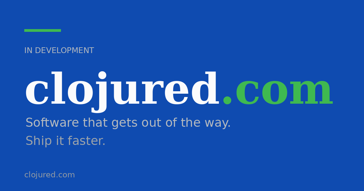 Link preview image for clojured.com